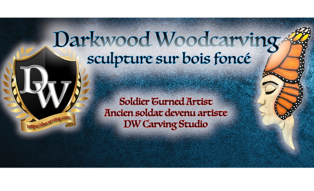 Darkwood Woodcarving Soldier Turned Artist